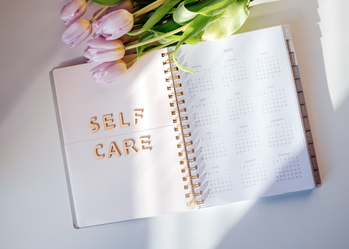 A mobile massage therapist from Las Vegas self-care journal
