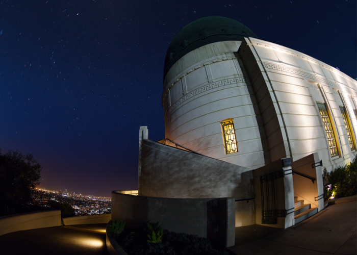 This is a picture of Griffith Observatory that represents a once in a lifetime thing to do in Los Angeles
