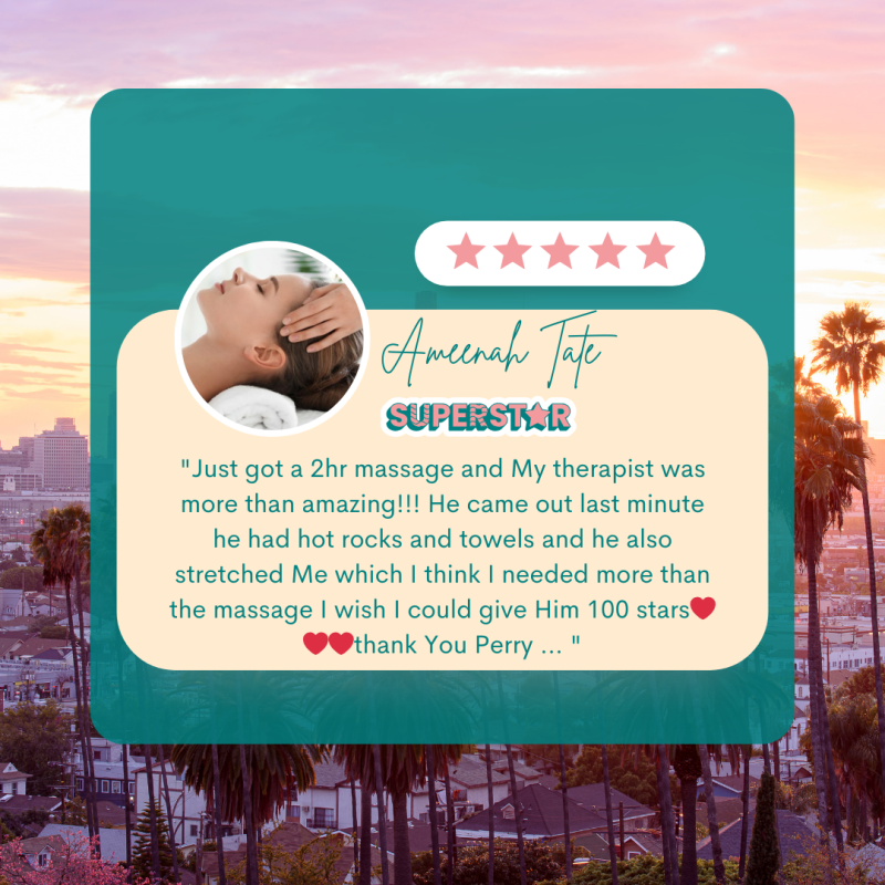 A picture of a 5-star lymphatic massage in Los Angeles Review